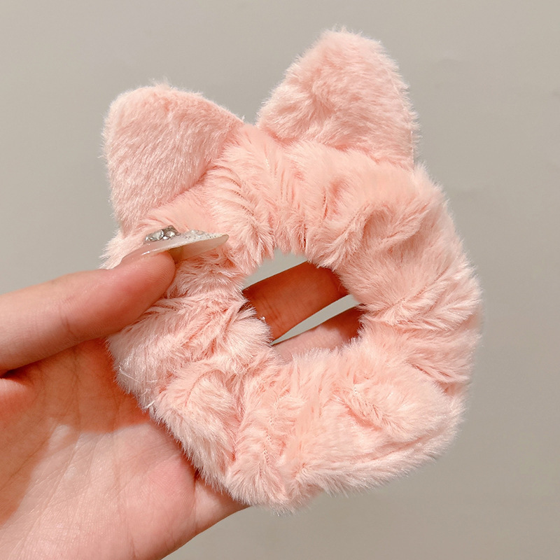 Anillo de cabello de intestino grande coreano para mujeres de alto nivel toallas cuadradas cuerdas de cabello de alta elasticidad y elásticas duraderas flojas flojas