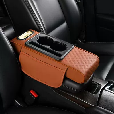 Four-In-One Armrest Box Booster Pad Armrest box pad - orange-small-version