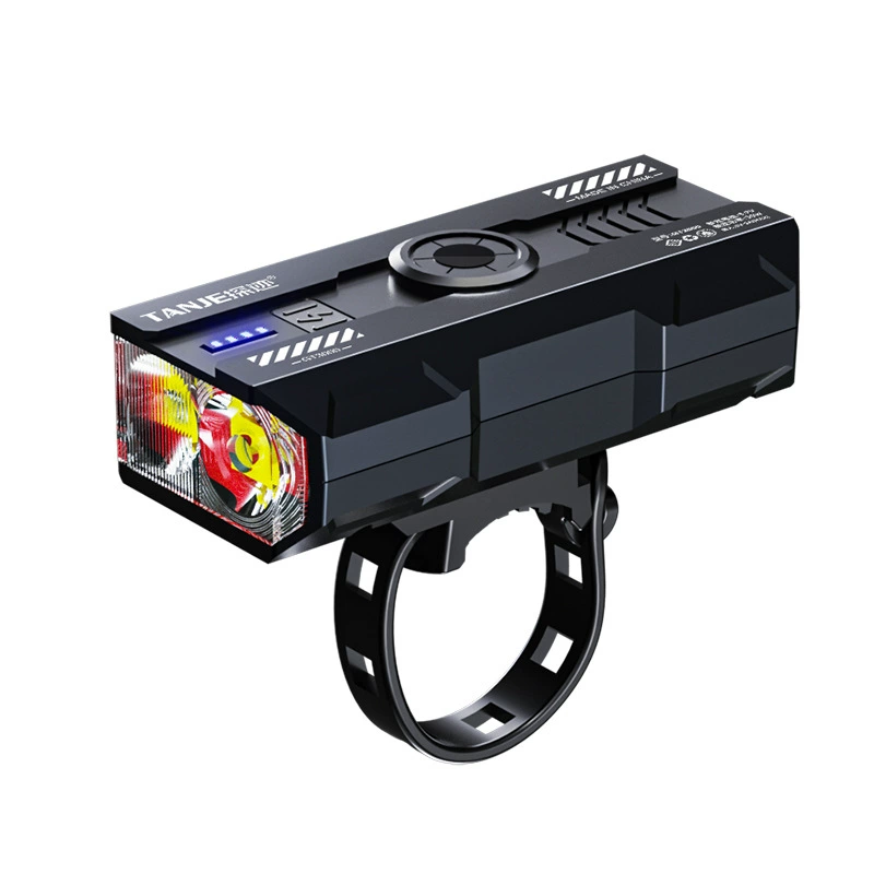 Front bike headlight Q39, waterproof floodlight, Type‑C fast charge, universal mount