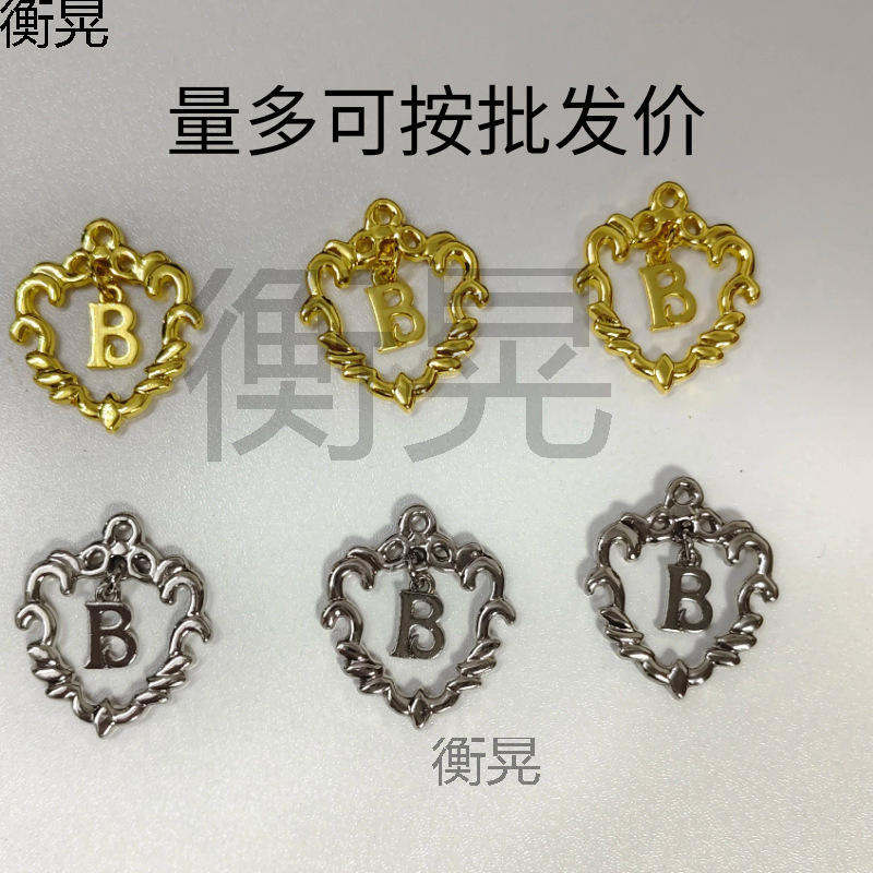 新款baby金属标吊坠B标b标ap标 日 非正手作用 lolit  a标 厂家批|undefined