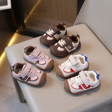 春秋男宝宝鞋子软底婴儿学步鞋儿童运动鞋女童防滑机能鞋防踢小童