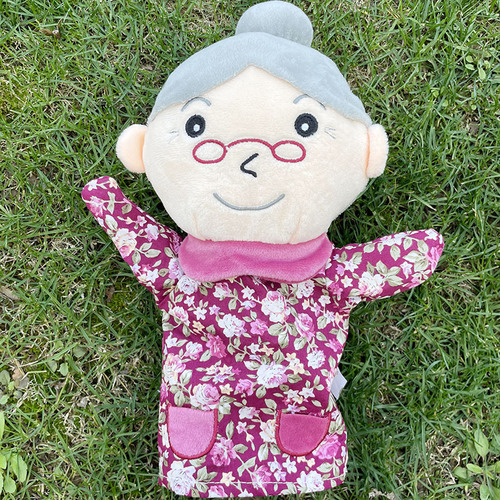 Plush toy cartoon character glove doll large child comfort parent-child stage performance hand puppet doll mother