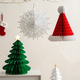 Christmas decorations Christmas tree ornaments desktop ornaments 2025 new Christmas origami decoration scene layout props