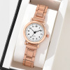 Fashionable watch, quartz steel belt, universal set for leisure, 2022 collection, Birthday gift