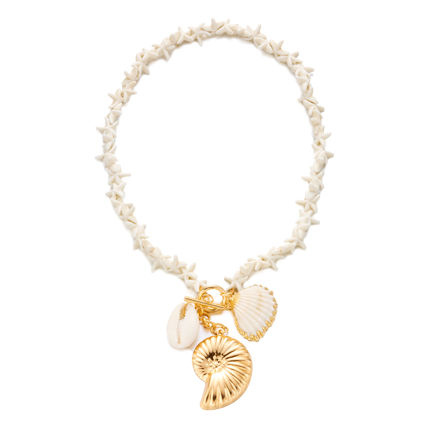 Pulsera de flores esmaltadas oversize para mujer, joya floral chunky_voghion.com