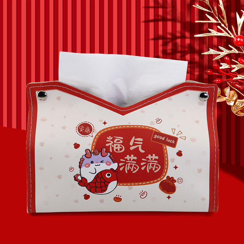 Nueva caja de pañuelos de cuero para sala de estar, bonito soporte para pañuelos para el hogar, caja de pañuelos para coche, caja de almacenamiento de pañuelos impermeable