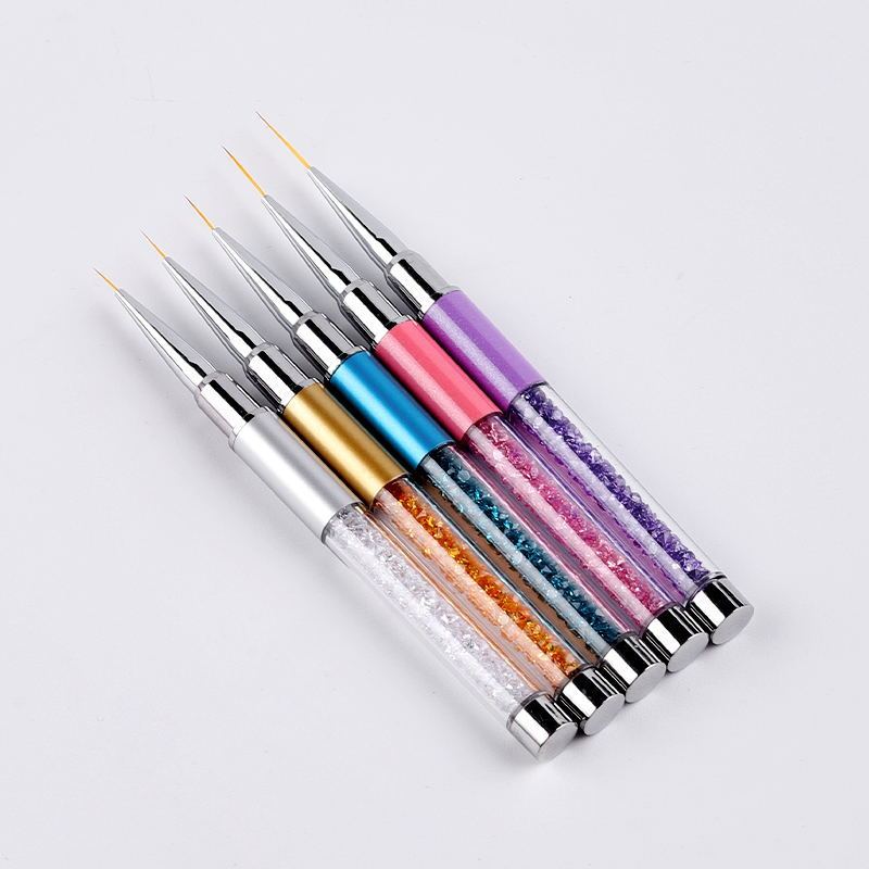 Cross-Border Hot Selling Manicure Line Pen Set Acrylic Rod Painting Flower Stroke Pen Ultra-Fine Hook Line Pen Nail Brush Cross-Border Hot Selling Manicure Line Pen Set Acrylic Rod Painting Flower Stroke Pen Ultra-Fine Hook Line Pen Nail Brush