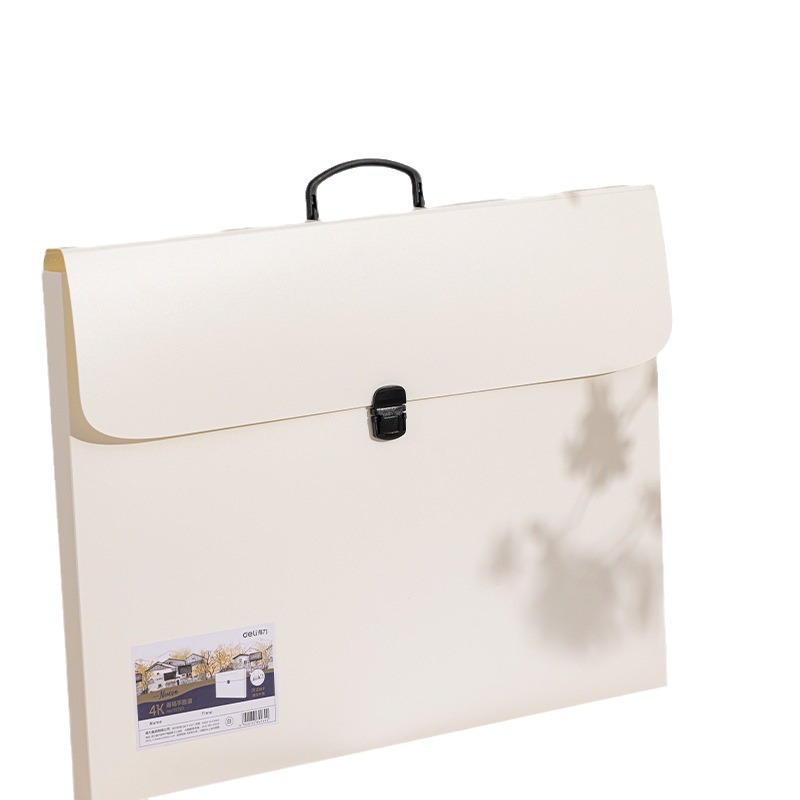 Déli 4k portátil bolsas de dibujo álbum de dibujo colección portátil de gran capacidad de acabado de dibujo almacenamiento multifuncional 72707