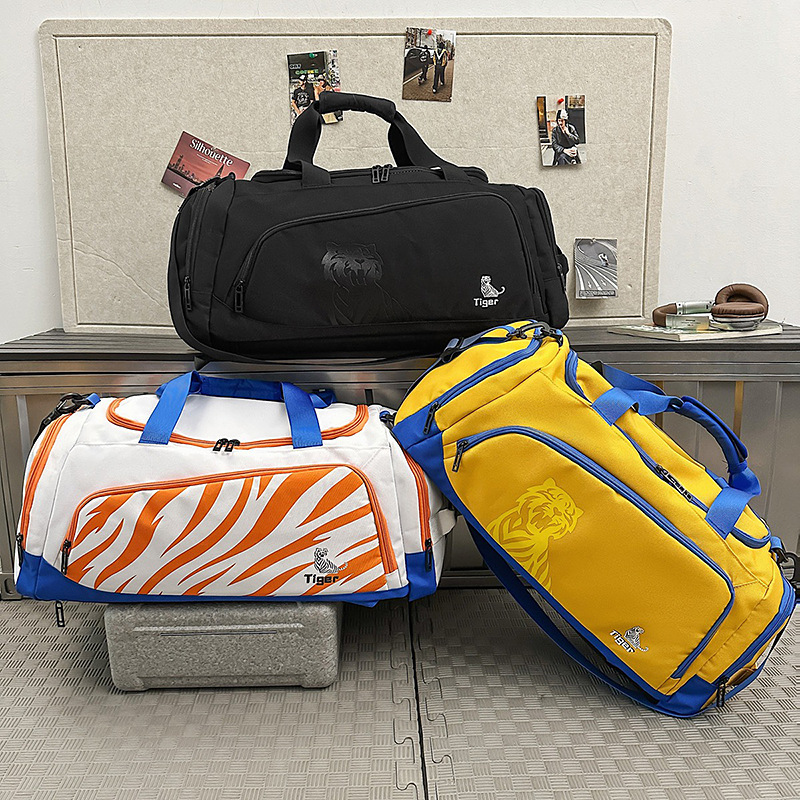 Bolso de equipaje de viaje de corta distancia, mochila deportiva portátil, bolsa de fitness de entrenamiento, bolsa de fitness de gran capacidad de separación seca y húmeda para hombre