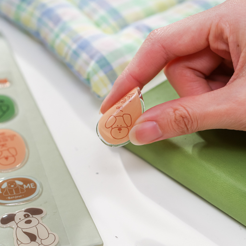 Papel Sr. Gote pegatinas de hoja plana serie de tiendas hermosas coreanas lindas tarjetas de mano material pegatinas de gote