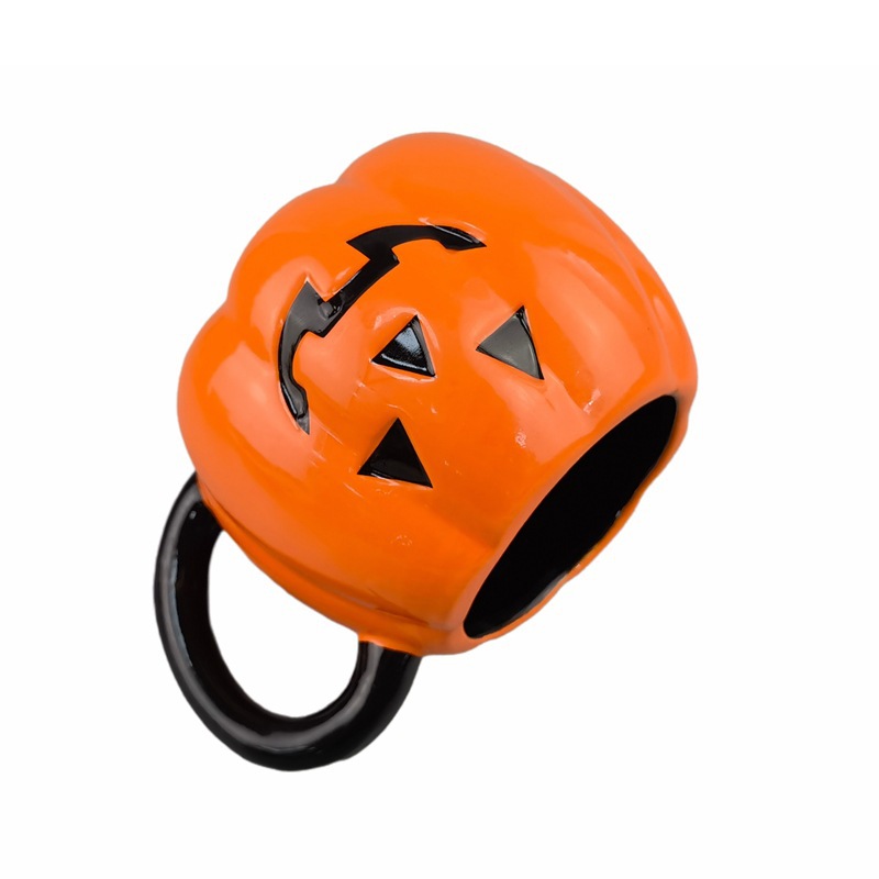 Taza de Halloween cuidadosamente seleccionada Taza de café con forma de bebé de calabaza Festival de fantasmas Taza de dibujos animados creativa con forma 3D