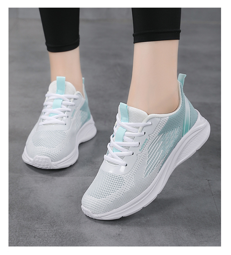 Women's Breathable Mesh Running Shoes Lightweight Shock Absorbing_voghion.com