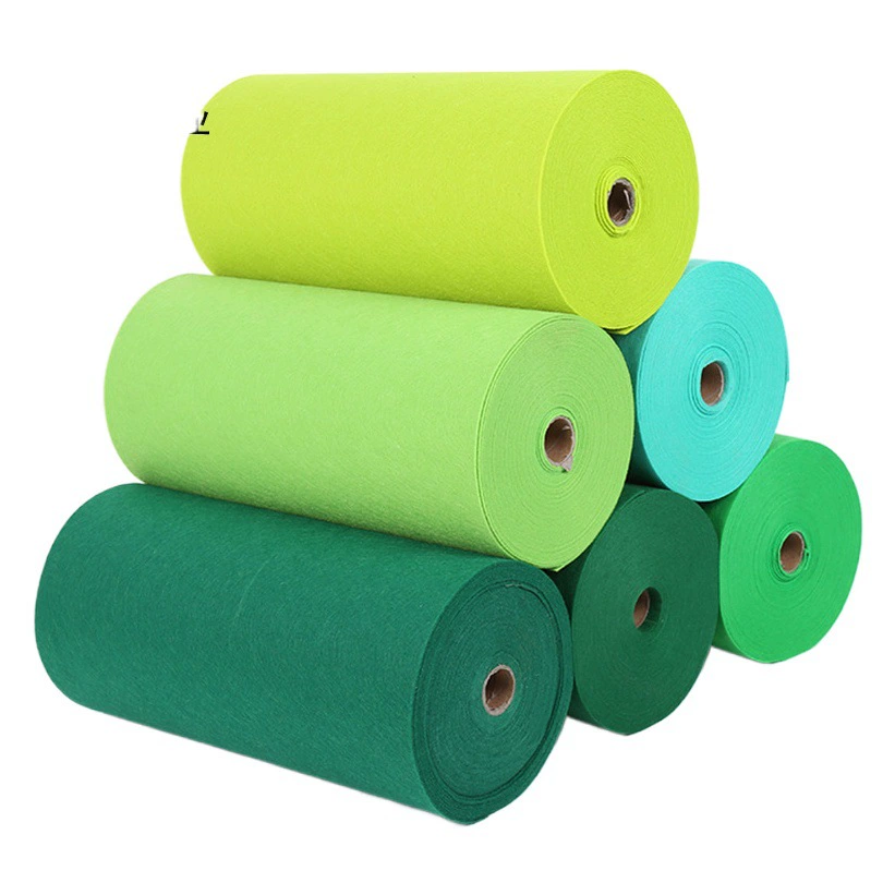 Factory Direct 2 мм толстые цветные сумки ручной работы отделка стен Нетканая войлочная ткань цветная войлочная ткань
