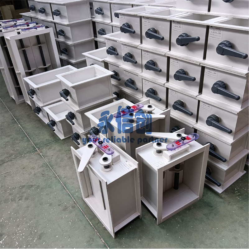 PP聚丙烯矩形风管PVC聚氯乙烯方形通风管道焊接管件