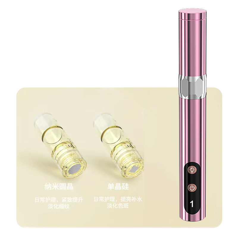 クロスボーダー水光針セルフインジェクション器具電動ナノマイクロニードル中胚葉エッセンス導入美容器具水光マイクロクリスタルペン|undefined