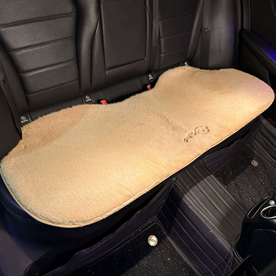 Seat cushion, seat cover Seat Cushion Winter Thickened Cartoon - cute-bear-plush-seat-cushion-back-seat