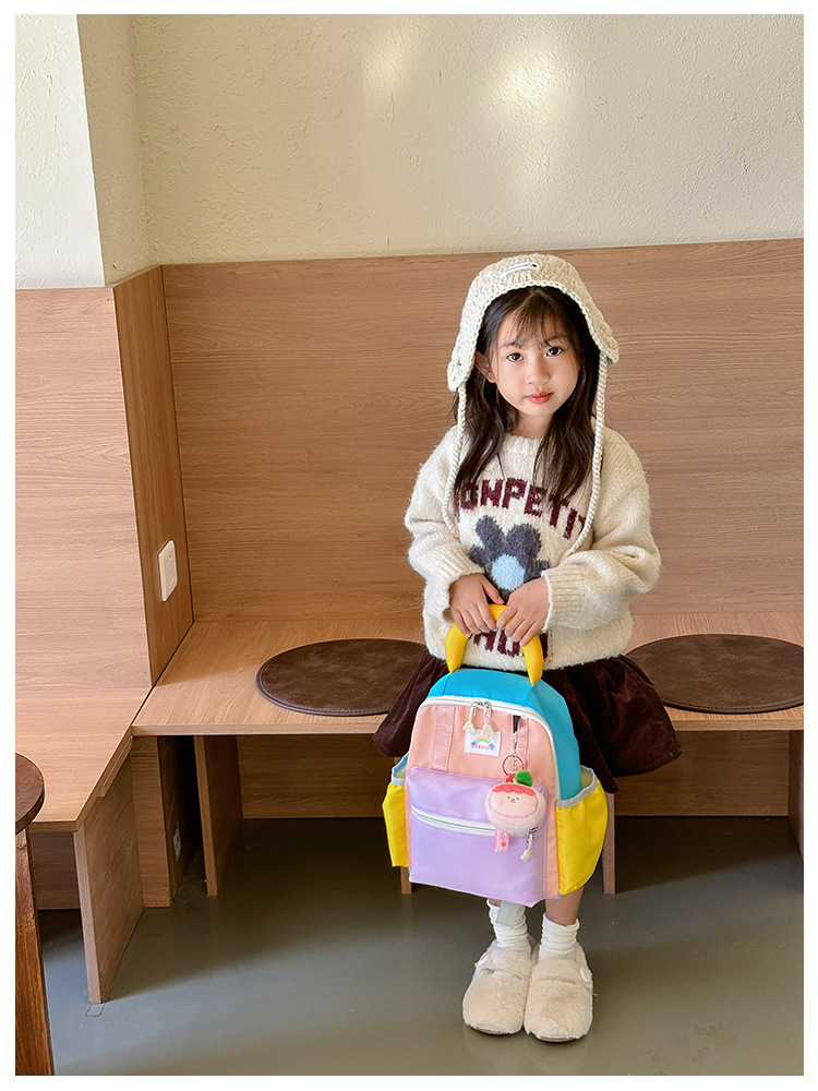 New Kindergarten Backpack Children's Primary School Grade One Boys And Girls Ultra-Light Backpack Spine Protection Travel Backpack display picture 23