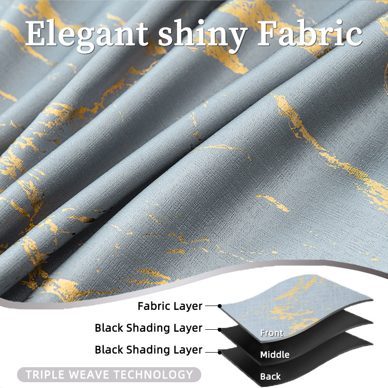 Amazon transfronteriza cortina de generación de doble cara caliente plata positivo y negativo disponible completo sombreado sala de estar cortinas producto terminado al por mayor