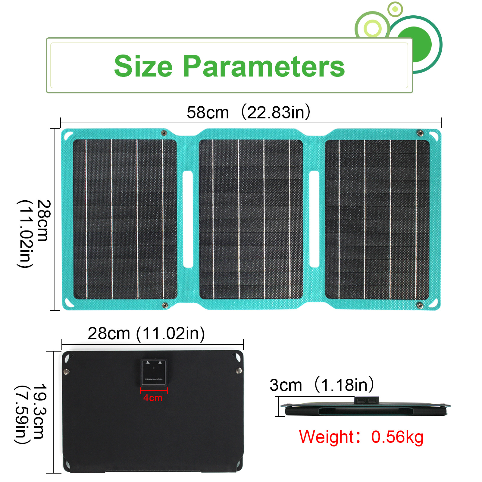 21W One-piece Laminated Solar Pack high quality Solar Panel Products Export to Domestic Products