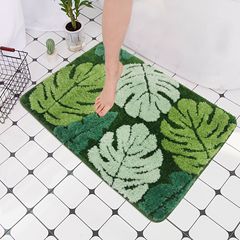 現代のシンプルな寝室のドアマット滑り止め浴室吸水マットトイレの足マットキッチン防水植毛カーペット