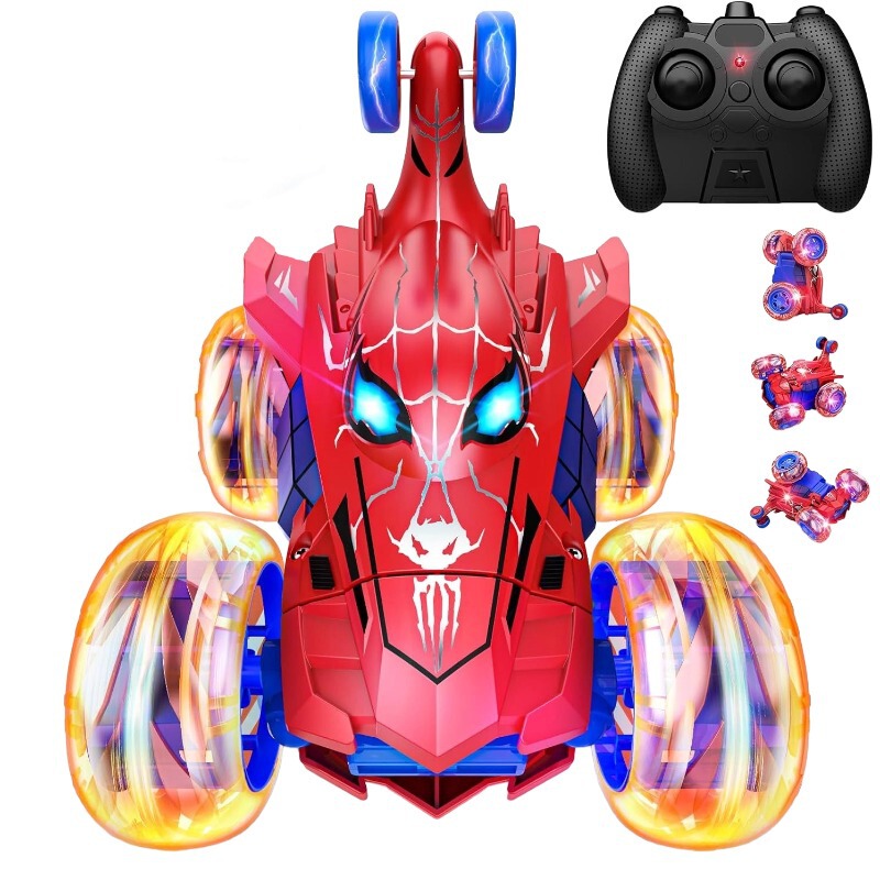 クロスボーダースパイダーリモートコントロールカー 2.4G ライトリモートコントロールおもちゃユニコーンライトリモートコントロールダンプトラック|undefined