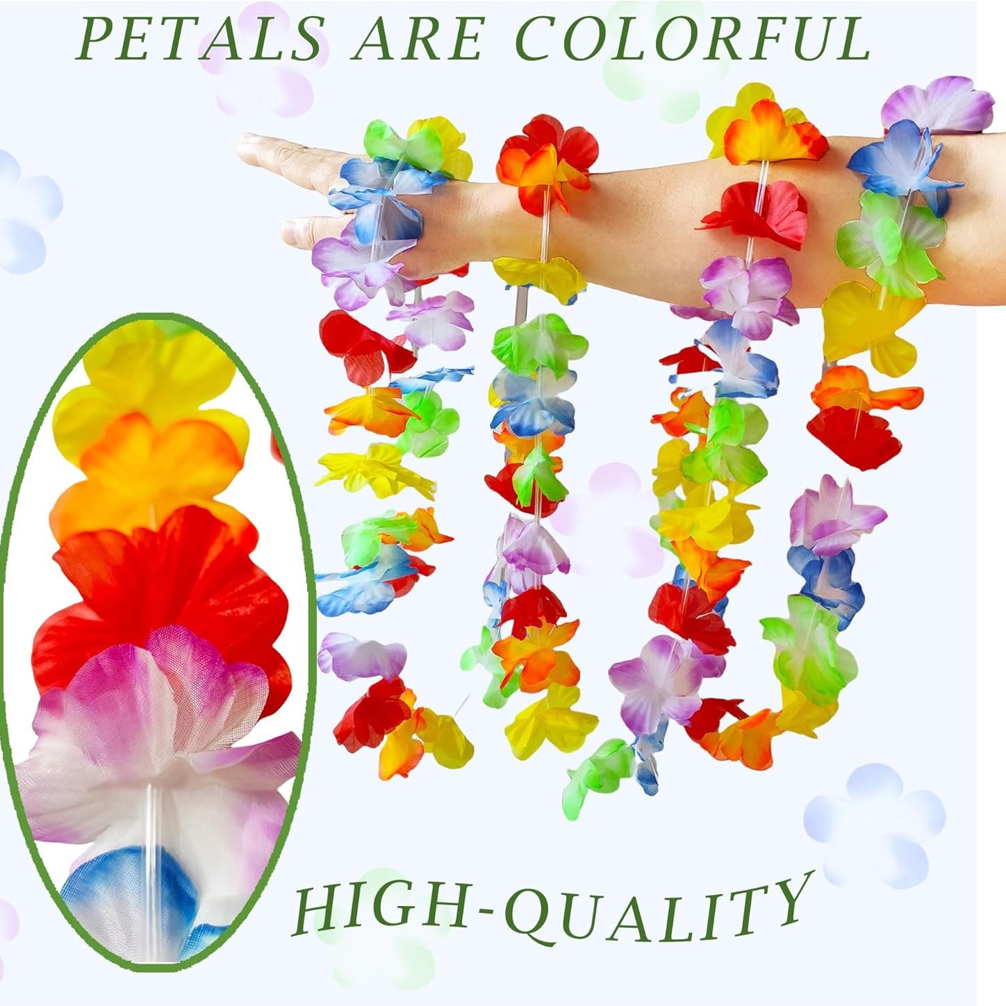 Transfronterizo Amazon Adult Hawaii 3 m cuello halter decoración guirnalda de disfraces espectáculo de baile noche guirnalda al por mayor