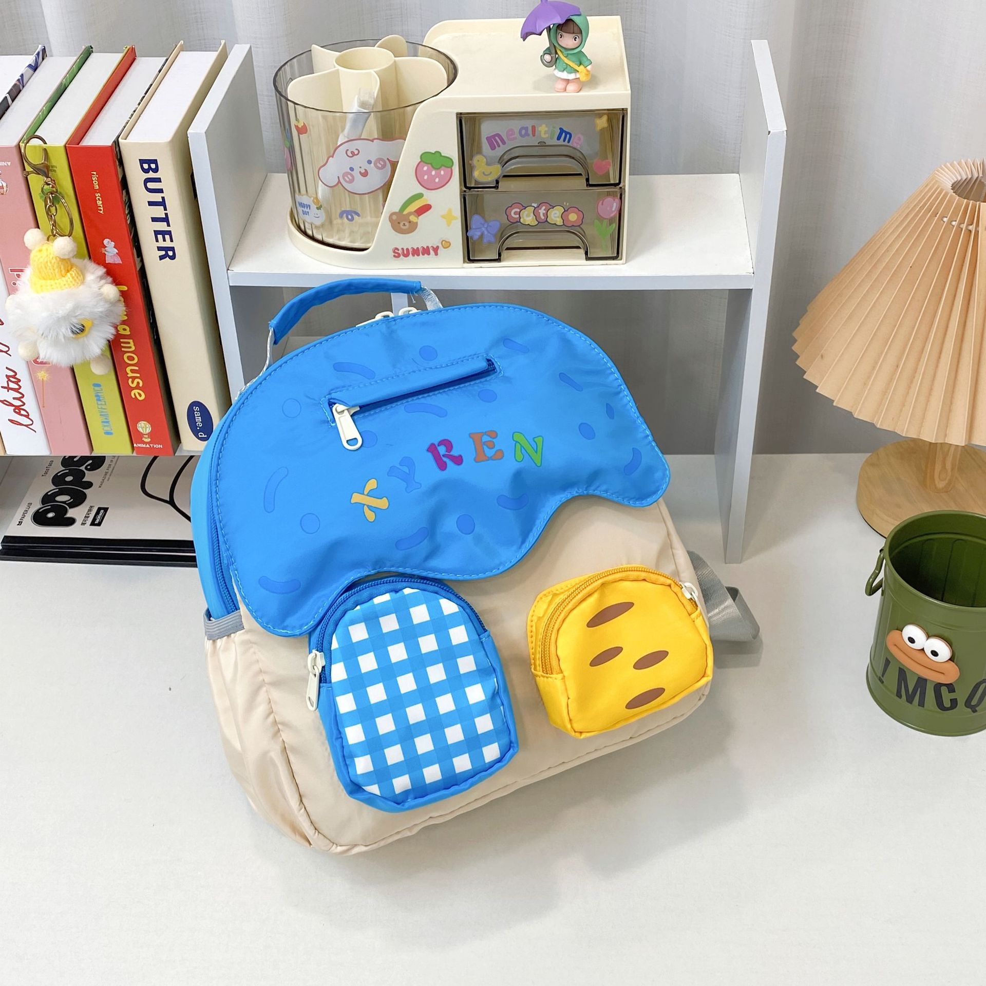 Nueva mochila infantil, jardín de infantes, mochila escolar ligera para niños y niñas, moda de color, mochila casual para padres e hijos.