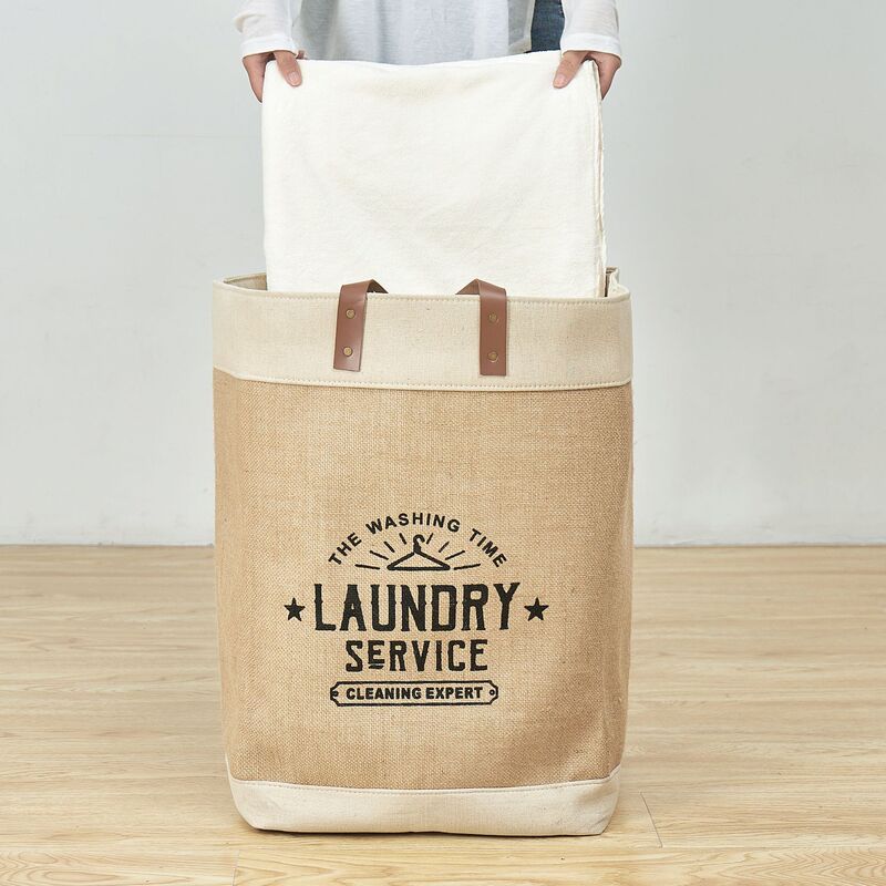 Millet Wheat Zakka Jute Fabric Shopping Bag Moisture-proof Large EVA Composite Simple Modern Handbag Yellow Bag