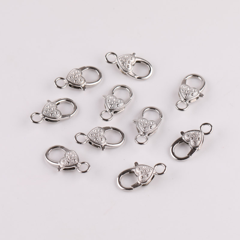 爱心龙虾扣 钥匙扣手链扣项链扣 手工diy配件 包包饰品扣批发