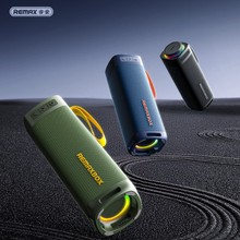 Remax睿量 灯光无线便携音箱   360°环绕声TWS户外音箱 RB-M22