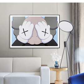 客厅个性装饰画卧室壁画样板间挂画大幅画ins创意动漫画大尺寸