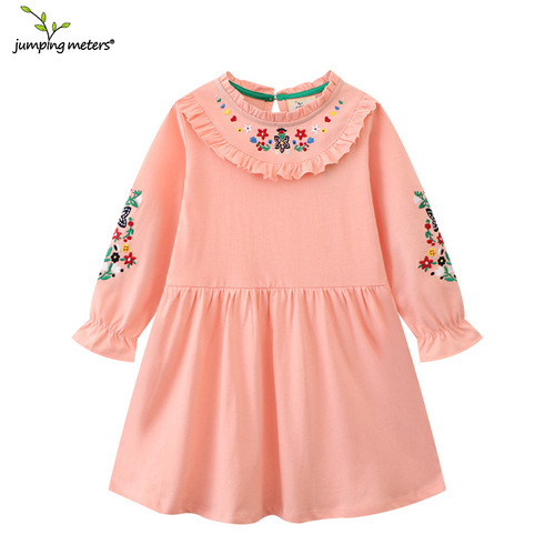 2025 Spring and Autumn European and American Girls' Dress Children's Knit Long Sleeve Baby Princess Dress