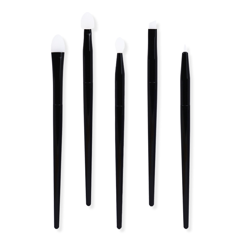 Nuevo traje de cepillo de maquillaje de silicona conjunto completo ojo belleza cepillo de silicona sombra de ojos cepillo de labios cepillo de cejas cepillo delineador de ojos cepillo