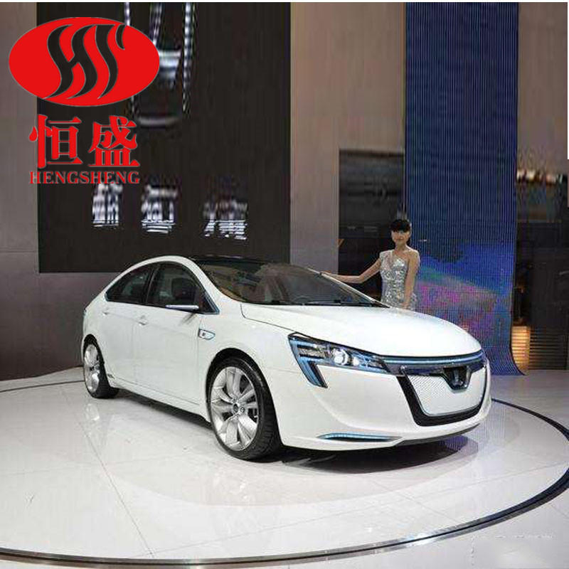 汽车转台圆形旋转台车展地台车库调头电动落地式