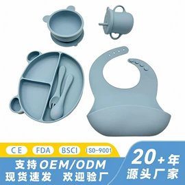 围嘴围兜;喂养餐具;牙胶