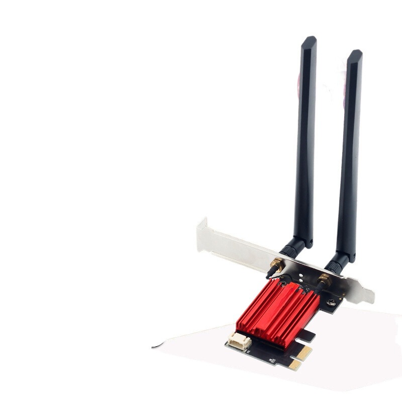 网卡AX210千兆 无线网卡 蓝牙 5.3三频5G台式机 电脑wifi6双频PCI|undefined