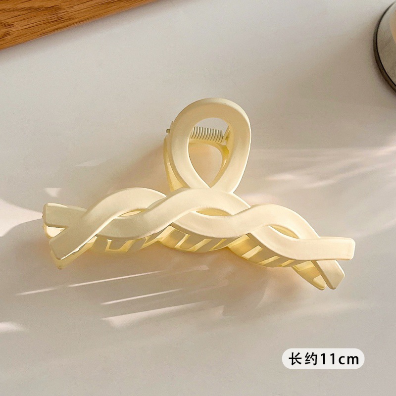 Nuevo clip de celebridad en línea elegante clip de tiburón elegante horquilla de Cabeza trasera grande clip coreano horquilla accesorios para el cabello al por mayor