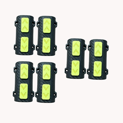 Electric vehicle anti-collision block guard bar reflective anti-collision cover 22mm/25mm accessories for Yadi, Aima, and Ninebot electric vehicles (Other Electric Vehicle Accessories) - 22mm-protective-bar-anti-collision-blocks-6-pack-includes-screws-anti-collision-soft-silicone-pads-in-random-colors