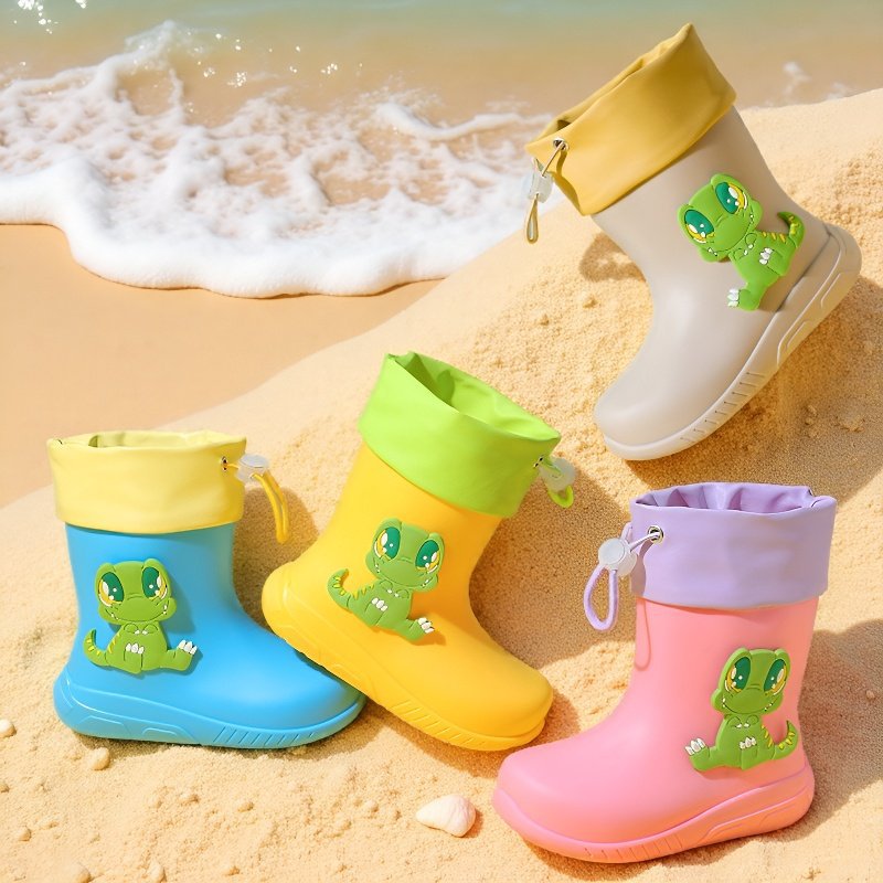 2025 Popular Fashionable Children's Rain Boots Casual Boys and Girls Water Shoes Toddler Baby Rain Boots Waterproof