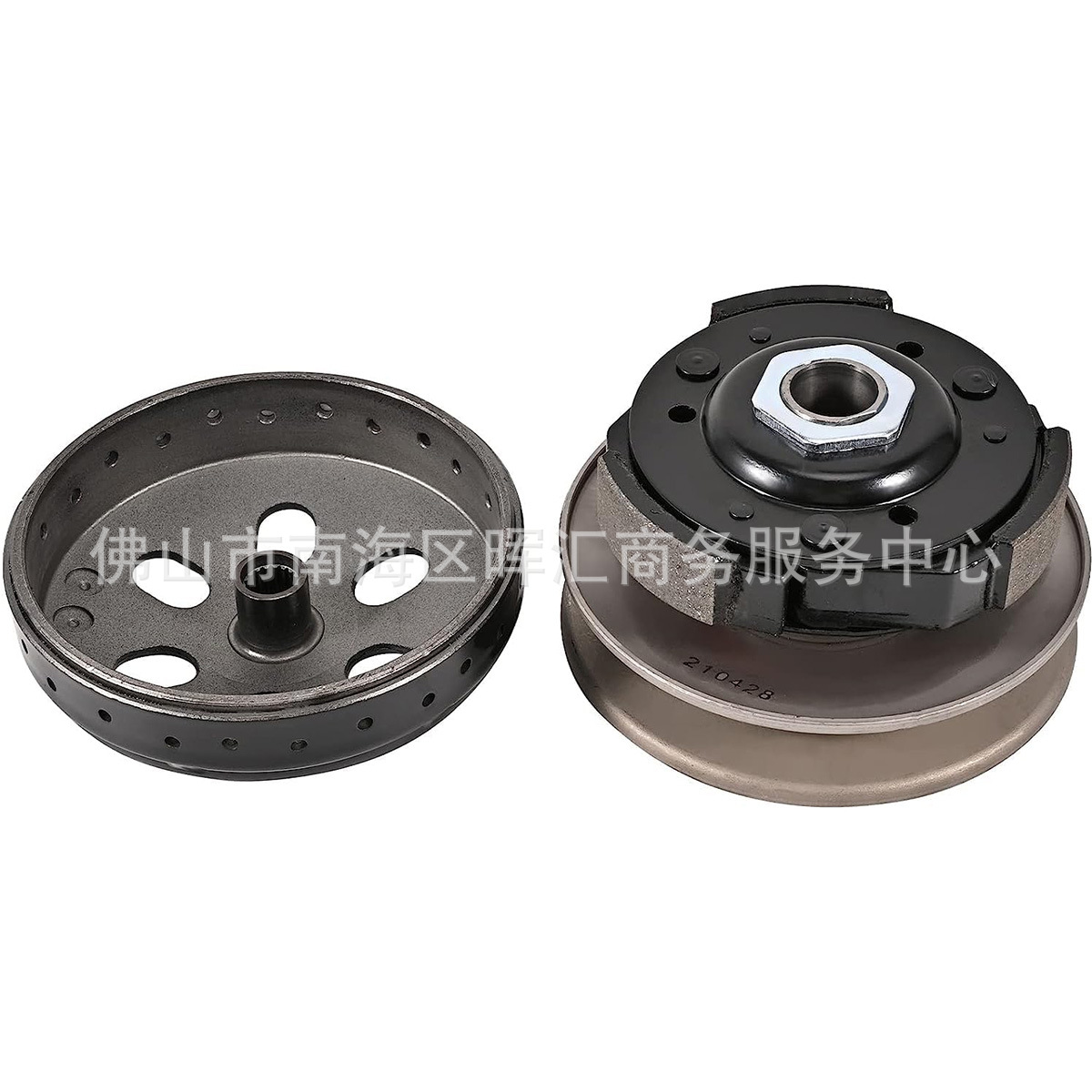 Accesorios de modificación de motocicleta de pedal GY6 125 150 embrague ATV correa de disco accionado por el conjunto de rueda motriz