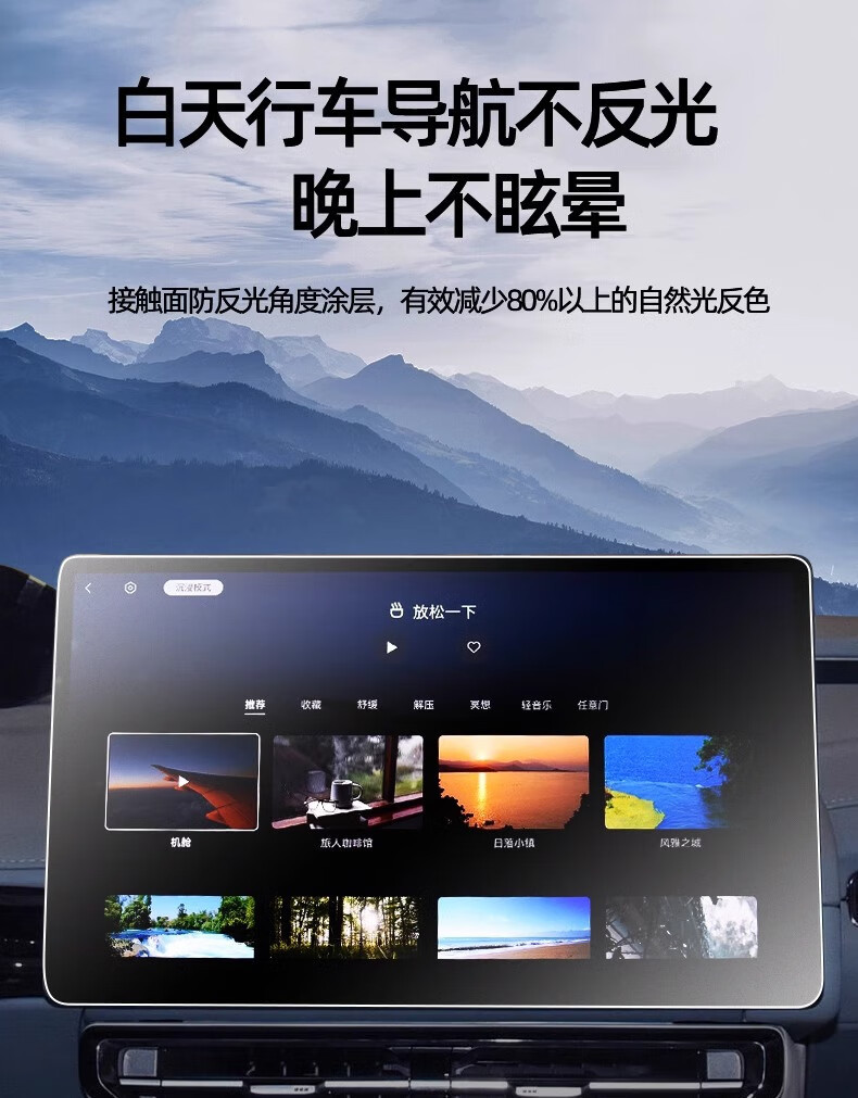 Haobo Ht Special Screen Tempered Film, Central Control Navigation Instrument Film, Matte Accessories, Modified Interior Car Supplies