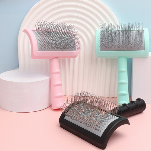 Pet comb, cat and dog comb, pet brush, pet de-shedding comb, pet hair comb, pet hair brush