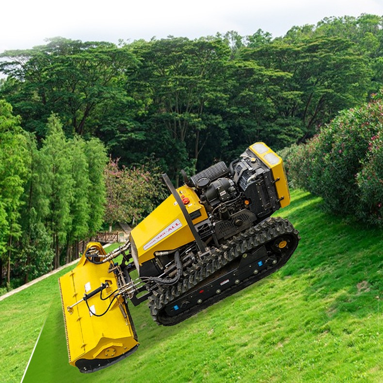 海拓直供HTM55履带式柴油割草机 山地越野开荒大型园林除草除草机