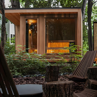 Best-Selling Traditional Outdoor High-End Production Fir Sauna Room, Professional Factory Sales
