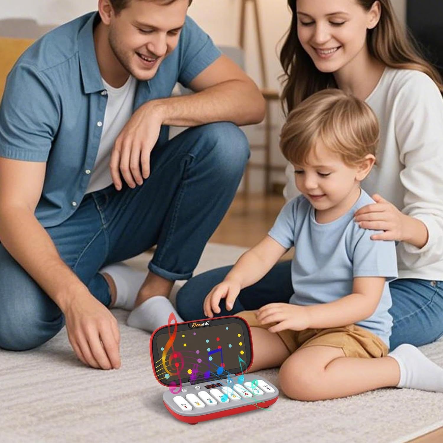 Instrumento musical transfronterizo juguete maestro de ritmo máquina de juego rompecabezas prensa máquina de baile piano juguetes para niños