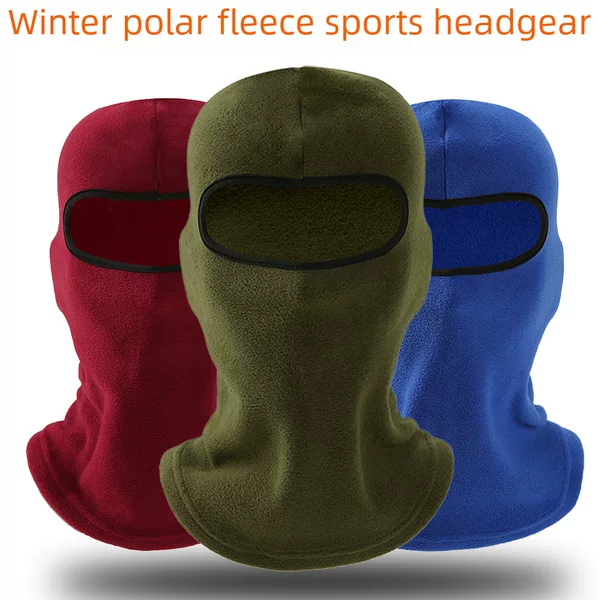 Autumn and Winter Outdoor Cycling Hood Polar Fleece Warm Ski Mask Motorcycle Bicycle Windproof Warm Hood