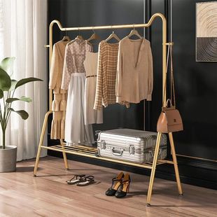 Clothes Drying Rack Clothes Hanging Shelf Balcony Floor Bedroom Internet Famous Light Luxury Household Simple Clothes Drying Rack Storage Clothes Rod