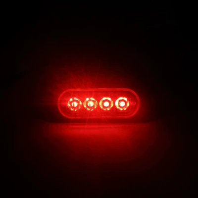 Always-On Car Led4 Headlight Dönmə işıqları - red