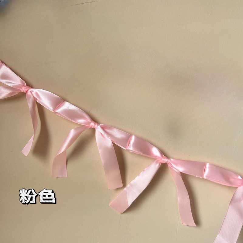 跨境ins儿童生日房间装饰布置蝴蝶结成品拉旗横幅 生日派对用品|undefined