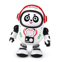 抖音同款 电动会唱歌跳舞太空熊猫 摇摆跳舞熊猫机器人 儿童玩具
